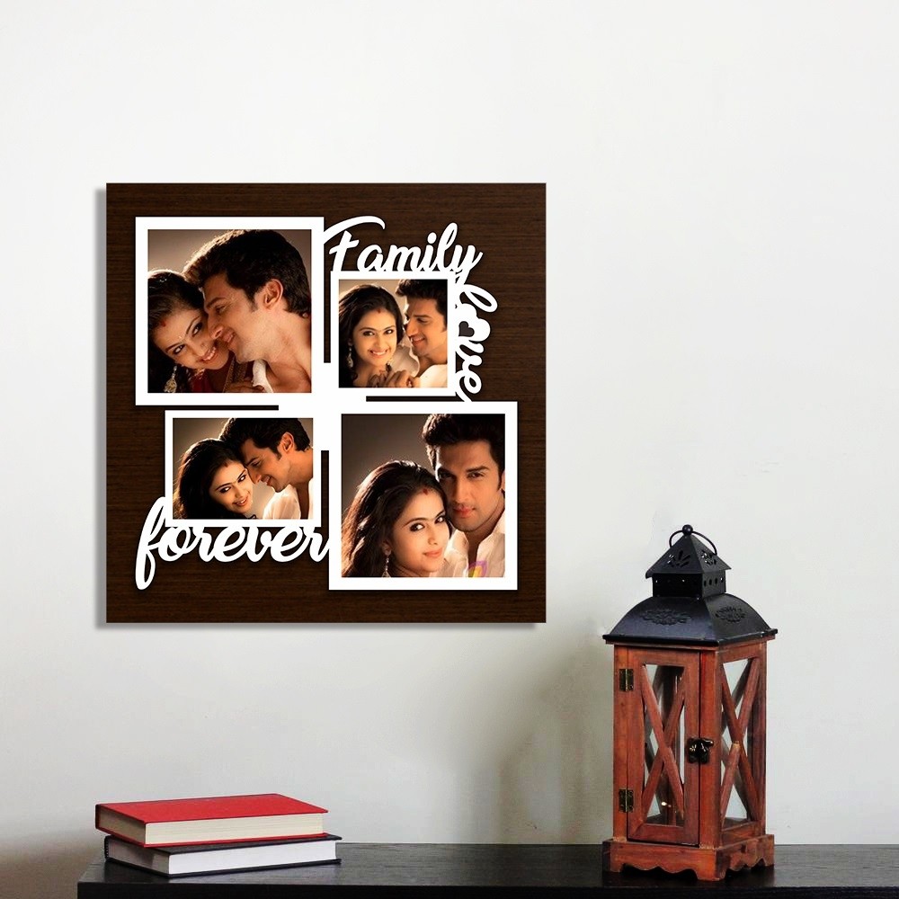 Personalized Family Forever Wall Photo Frame Style 6