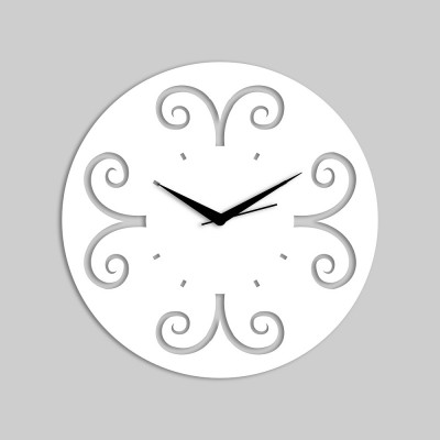 Ethnic Style 1 White Wall Clock
