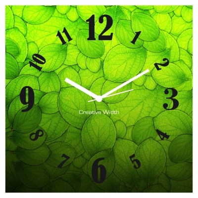 Leafy Pattern Style 1 Wall Clock
