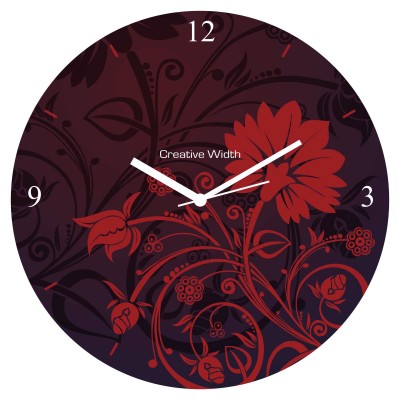 Floral Pattern Style 1 Wall Clock