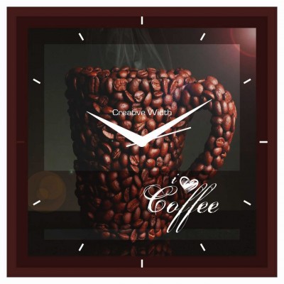 I Love Coffee Wall Clock