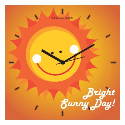 Bright Sunny Day Wall Clock
