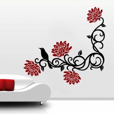 Floral Branch Wall Sticker Decal-Small