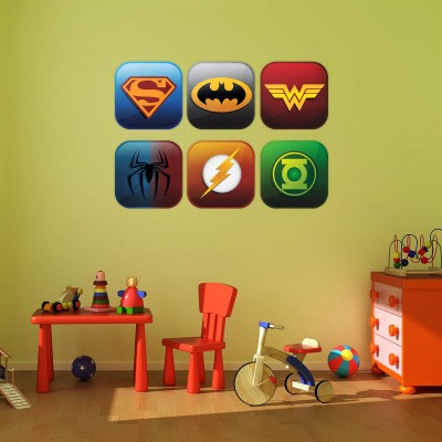 Super Powers Wall Sticker Decal-Small