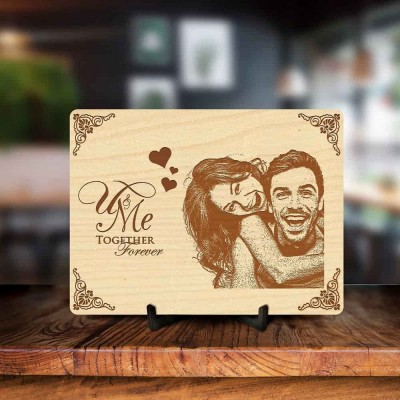 Personalized You Me Together Engraved Photo Frame
