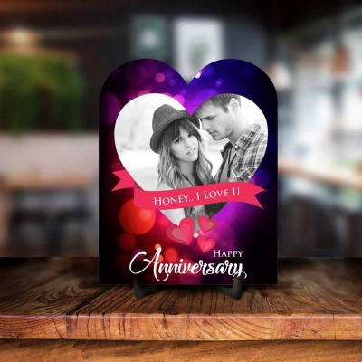 Personalized Anniversary Love You Printed Photo Frame