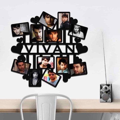 Personalized Name Text Multi Pic Photo Frame Style 2