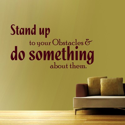 Stand Up Wall Sticker Decal-Small-Burgundy