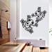 Naughty Frogs Wall Sticker Decal-Small-Black