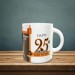 Personalized Photo and Message on 25th Birthday Mug